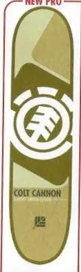 Element Cannon Arbor deck in the Giant Distribution 2001