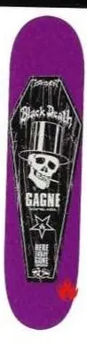 Black Label Gagne Black Death deck in the Giant Distribution 2002 Spring