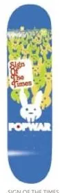 Popwar Sign of the Times deck in the Giant Distribution 2005 Fall Catalog