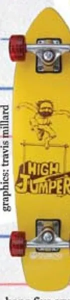 Bueno High Jumper (Hang Five Cruiser) deck in the Giant Distribution 2007 Spring Catalog