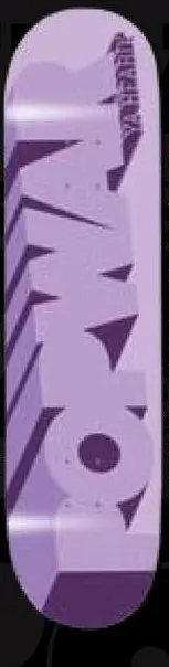 Popwar 3-Dizzee (Purple) deck in the Giant Distribution 2007 Spring Catalog