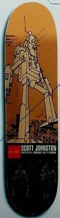 Chocolate Johnston Prototype 5 deck in the Girl/Chocolate 1999 Spring