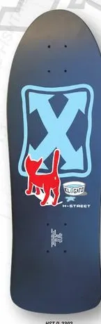 H-Street Elguera Cat and Gummy Logo deck in the H Street Brochure 2009 Brochure