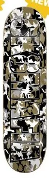 Sk8mafia OG Logo Gold Camo deck in the HLC Distribution 2019