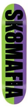 Sk8mafia OG Logo Split Black deck in the HLC Distribution 2019