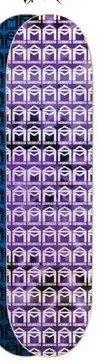 Sk8mafia AO House Chrome Tie Dye deck in the HLC Distribution 2019