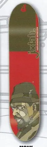 Judah Monk deck in the Imperial Distribution 2002