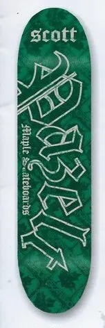 Maple Pazelt O.G. deck in the Imperial Distribution 2002