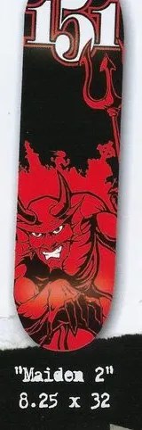 One Fifty One Childress Deathband deck in the Imperial Distribution 2002