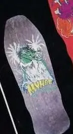 Zorlac Myhre Florida Gator deck in the Intensity Skates 1989