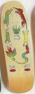 Planet Earth Animal Kingdom deck in the Intensity Skates 1990 Fall Christmas