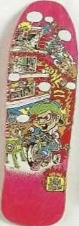 New Deal Tricycle Kid deck in the Intensity Skates 1990 Fall Christmas