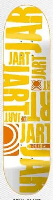 Jart Logo Series III V.2 (Yellow) deck in the Jart 2006 Winter
