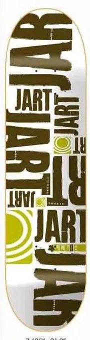 Jart Logo Series III V.2 (Olive) deck in the Jart 2006 Winter