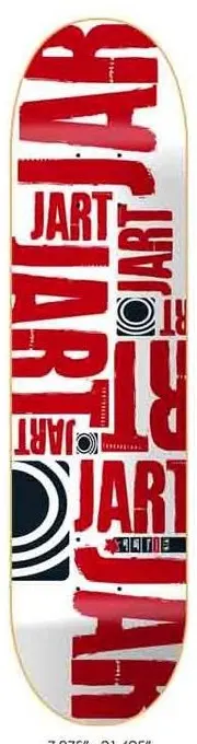 Jart Logo Series III V.2 (Red) deck in the Jart 2006 Winter