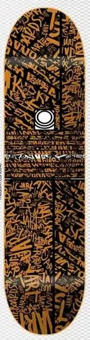 Jart Tipomania Series (Orange) deck in the Jart 2006 Winter