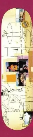 Krooked Gonzales Collage deck in the Krooked 2003 Catalog