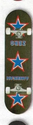 Zero American Zero (Dark Green) deck in the Monster Skate 2002 Holiday