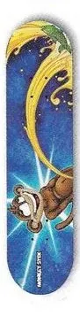 Monkey Stix Forces of Nature (Water) deck in the Monster Skate 2002 Holiday