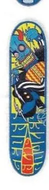 Flip Rowley Spring Heels Jack deck in the Monster Skate 2002 Spring