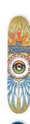 Flip Penny Bloodshot deck in the Monster Skate 2002 Spring