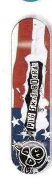 Pig Pig Punk Flag deck in the Monster Skate 2002 Spring