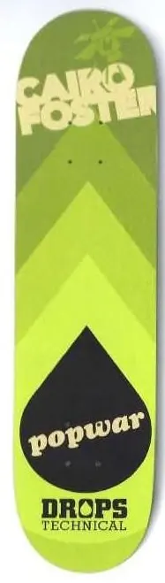 Popwar Foster Drops Technical deck in the Popwar 2003 Fall