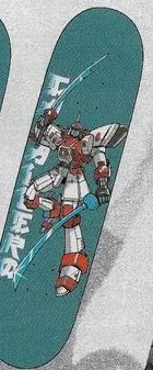 Powell Peralta Caballero Gundam Robot deck in the Powell 1997 Spring Catalog