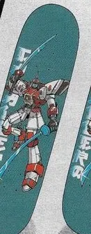Powell Peralta Caballero Gundam 8 1/8" deck in the Powell 1997 Spring Catalog