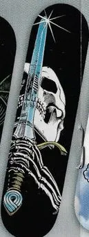 Powell Peralta Super Skull & Sword deck in the Powell 1997 Spring Catalog