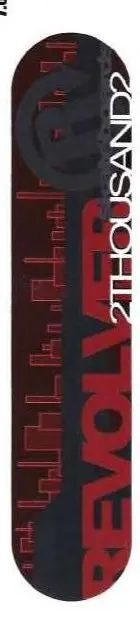 Revolver City Scape deck in the Revolver Skateboards 2002