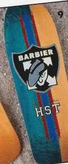 H-Street Sal Barbier Pirate deck in the Sartorius Catalog 1991