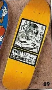 World Industries Jeremy Klein Ind. deck in the Sartorius Catalog 1991