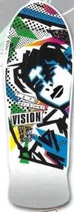 Vision Street Wear Original MG deck in the Select Distribution 2002 Spring