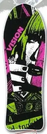 Vision Street Wear Aggressor deck in the Select Distribution 2002 Spring