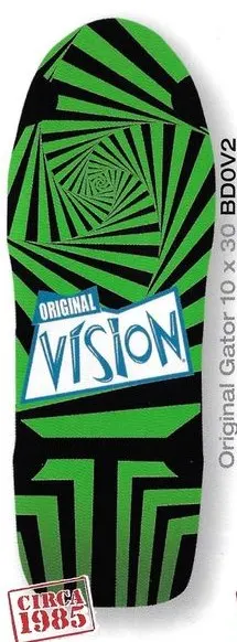 Vision Street Wear Original Gator deck in the Select Distribution 2002