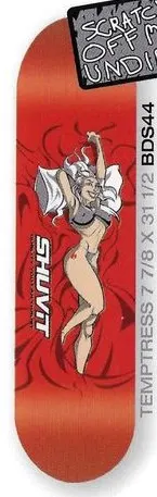 Shuvit Temptress deck in the Select Distribution 2002