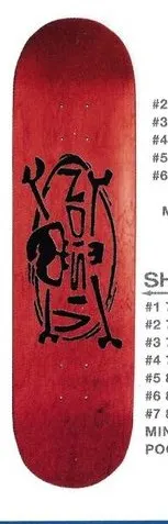 Vision Street Wear Shredder deck in the Select Distribution 2002