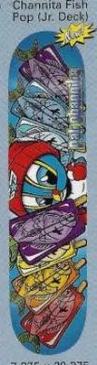 Brigade Channita Fish Pop deck in the Skate One 2000 Fall Catalog