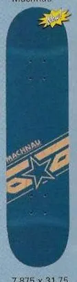 Brigade Machnau Star Logo (Teal) deck in the Skate One 2000 Fall Catalog