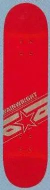 Brigade Wainwright Star Logo (Red) deck in the Skate One 2000 Fall Catalog