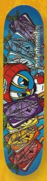 Brigade Channita Fish Pop Mini deck in the Skate One 2001 Summer Catalog