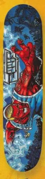 Brigade Ellis Eliminator deck in the Skate One 2001 Summer Catalog