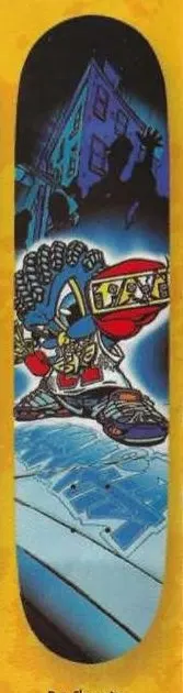 Brigade Channita Pimpin' Penguin deck in the Skate One 2001 Summer Catalog
