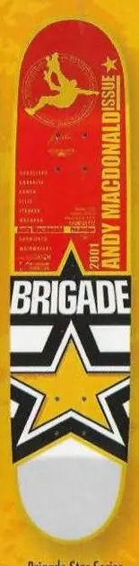 Brigade Star Series Macdonald deck in the Skate One 2001 Summer Catalog