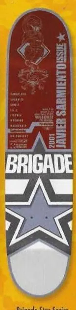 Brigade Star Series Sarmiento deck in the Skate One 2001 Summer Catalog