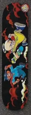 Powell Peralta Chase Angel deck in the Skate One 2001 Summer Catalog