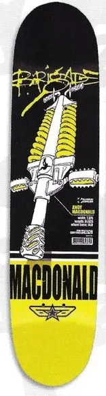 Brigade Macdonald Assault Pogo deck in the Skate One 2002 Spring