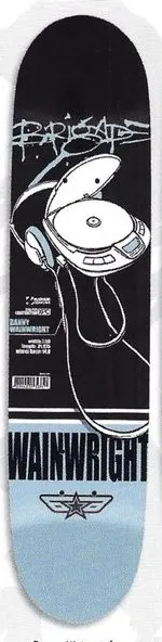 Brigade Wainwright Tunes deck in the Skate One 2002 Spring