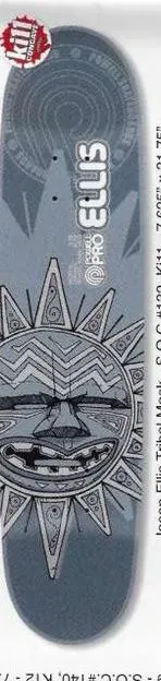 Powell Pro Ellis Tribal Mask deck in the Skate One 2002 Summer Catalog